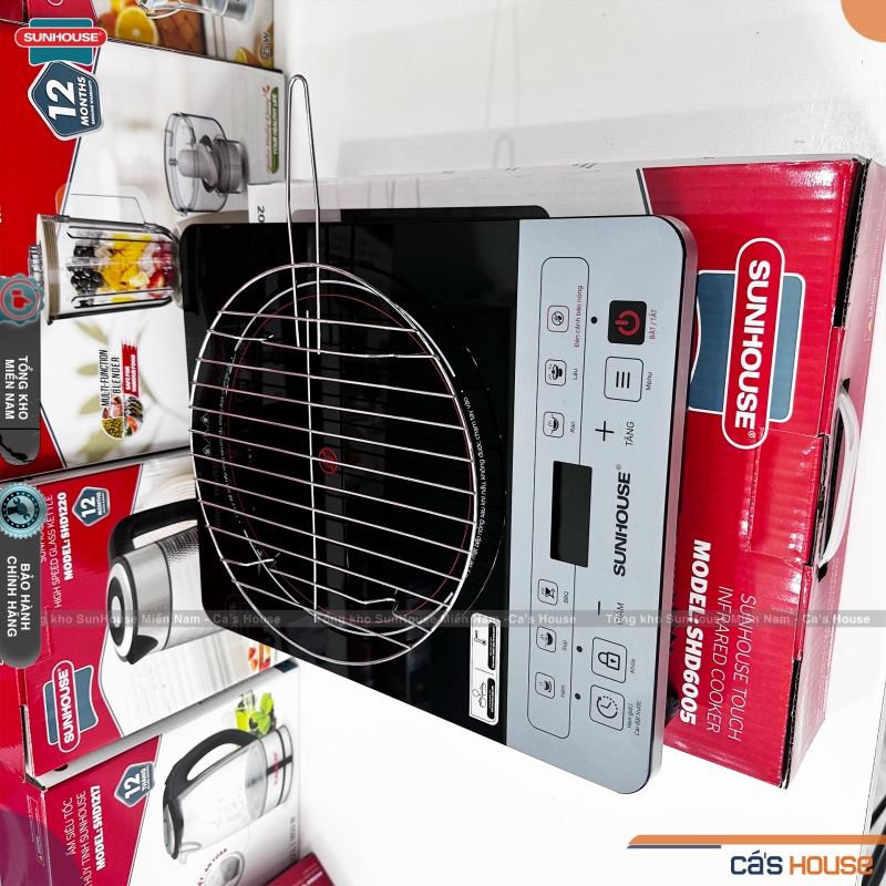 Bếp hồng ngoại cảm ứng 2000W - Sunhouse SHD6005